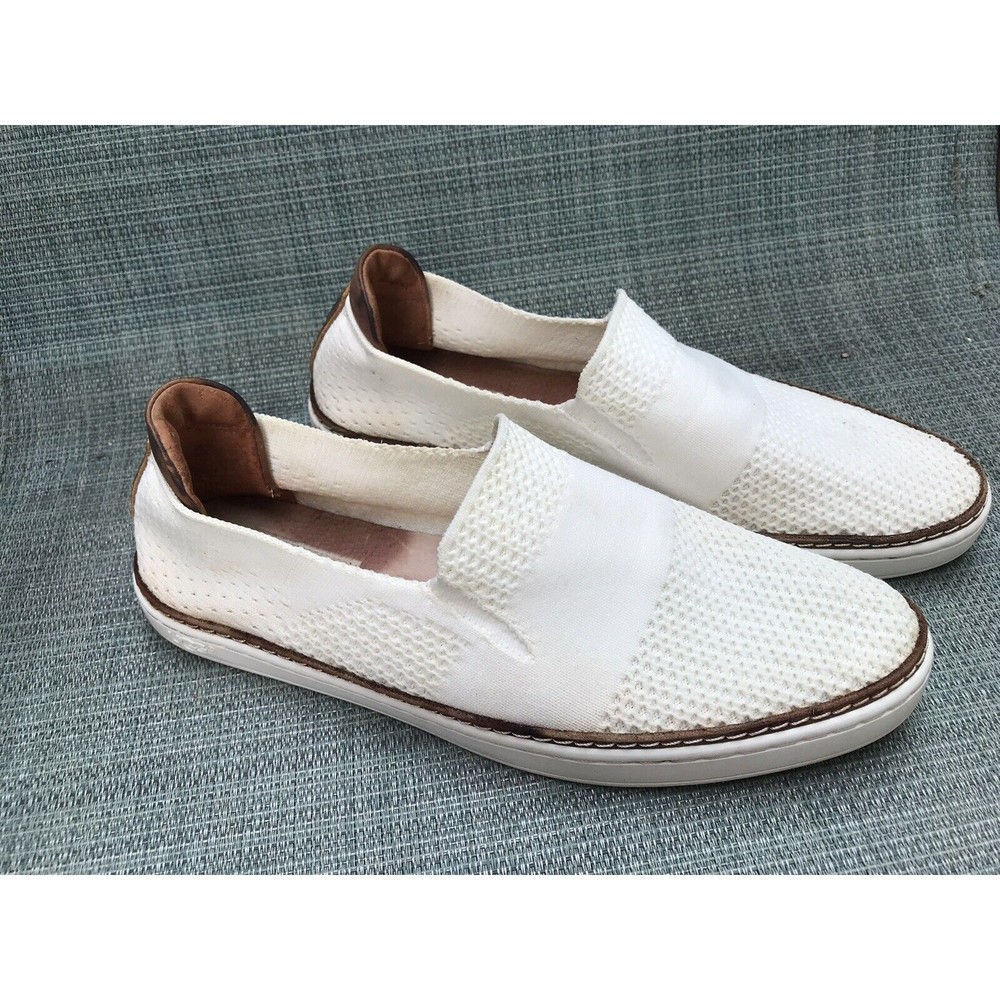 UGG Women Sammy Slip On Hyper Weave Flats Comfort Shoes Sneakers white 8